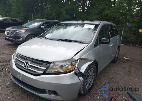 2011 Honda Odyssey Ex-L из США, поврежденный, VIN 5FNRL5H67BB004118